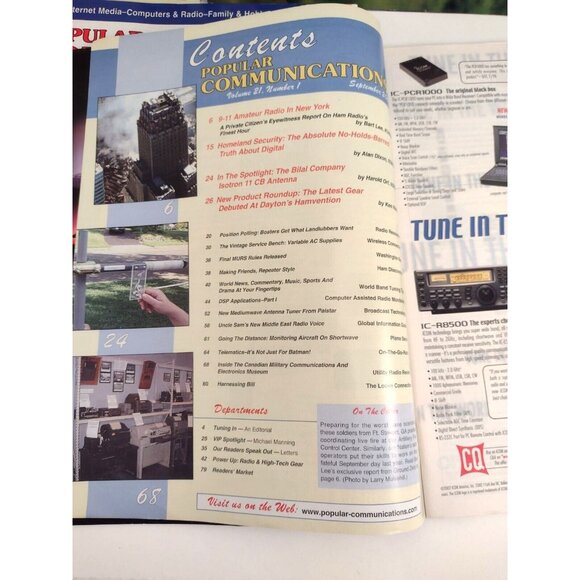 Popular Communications Magazine 2002 Lot of 5 Shortwave Radio Broadcasting Hobby - Picture 6 of 11